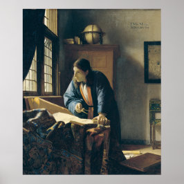 Geografe van Vermeer - Poster