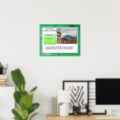 Geografie, aardwetenschappen, actieve vulkanen poster (Thuiskantoor)