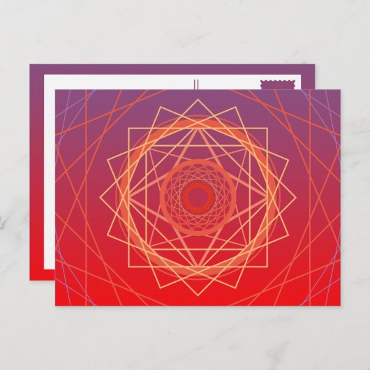 geografie briefkaart (Voorkant / Achterkant)