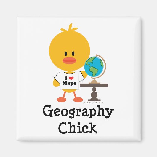 Geografie Chick Magnet (Voorkant)
