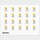 Geografie Chick Stickers (Vel)