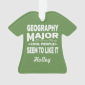 Geografie College Majoor alleen maar houdt van men Ornament (voorkant)