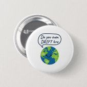 Geografie Funny Continental Drift Gezegde Ronde Button 5,7 Cm (Voorkant /achterkant)