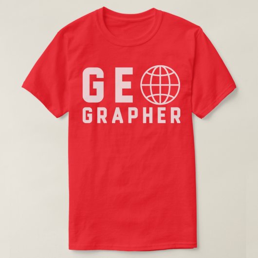 Geografie Geografie T-shirt (Design voorkant)