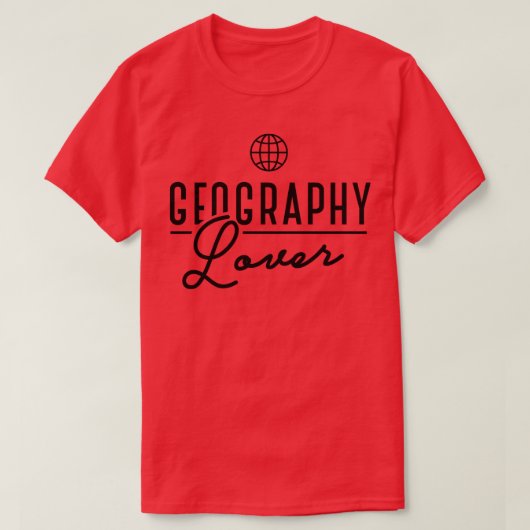 Geografie Geografisch 3 T-shirt (Design voorkant)