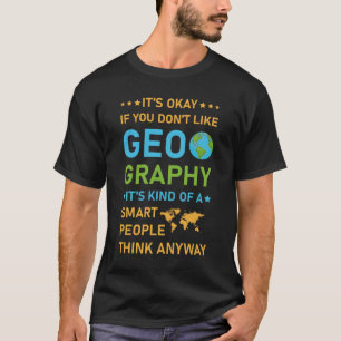 Geografie Geografische cartografie T-shirt