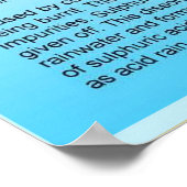 Geografie, invloed van de mens op het milieu poster (Hoek)