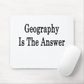 Geografie is het antwoord muismat (Met muis)