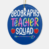 Geografie Leerplein eerste dag Stropdas school Keramisch Ornament (Links)