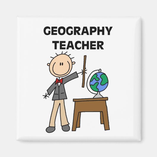 Geografie Leraar Magneet (Voorkant)