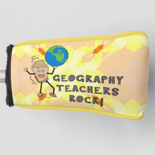 Geografie leraren Rock Golfheadcover