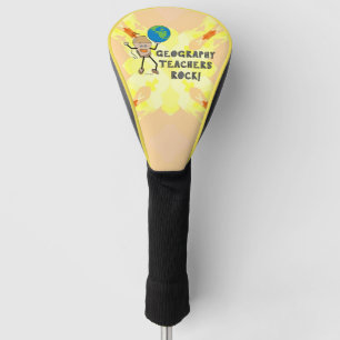 Geografie leraren Rock Golfheadcover