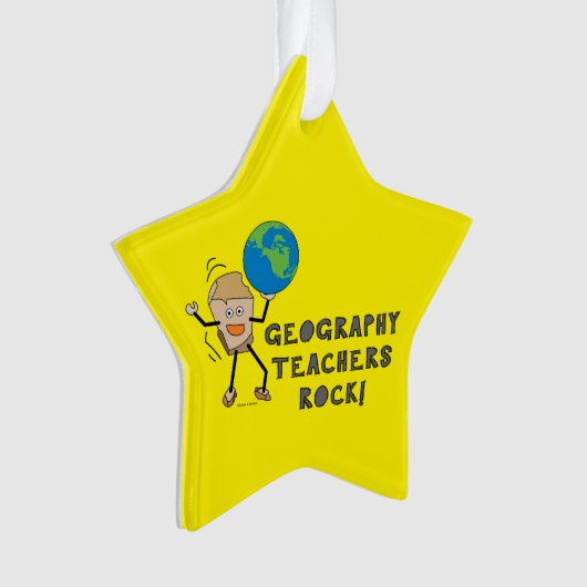 Geografie leraren Rock Ornament (voorkant)