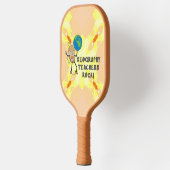 Geografie leraren Rock Pickleball Paddle (Links)