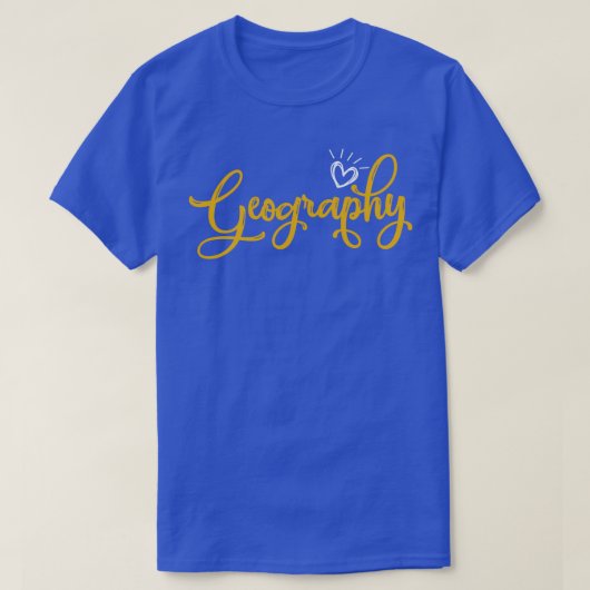 Geografie Love1 T-shirt (Design voorkant)