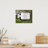 Geografie, menselijke eisen aan het milieu poster (Keuken)