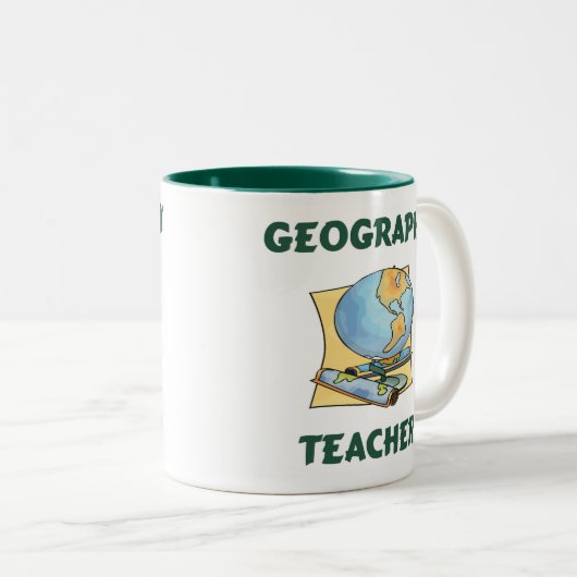 Geografie Mok leraar (Voorkant rechts)