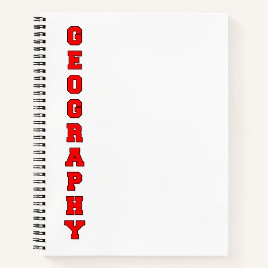 Geografie Notitieboek (Voorkant)