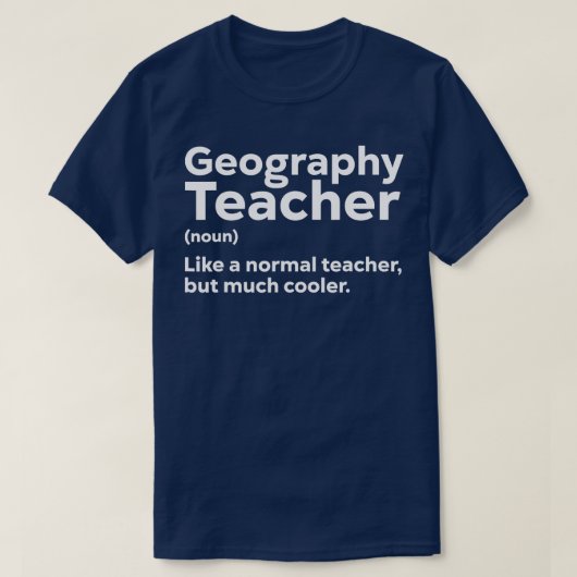Geografie per Funny Definition Geologist T-shirt (Design voorkant)