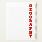 Geografie Planner (Achterkant)