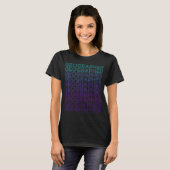 Geografie Retro T-shirt (Voorkant volledig)