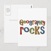 Geografie Rocks Briefkaart (Voorkant / Achterkant)