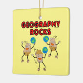 Geografie Rocks Keramisch Ornament (Links)