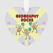 Geografie Rocks Ornament (voorkant)
