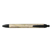 Geografie van de middeleeuwen zwarte inkt pen (Achterkant)
