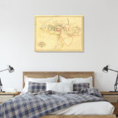 Geografie van Herodotus Canvas Afdruk (Insitu (Slaapkamer))