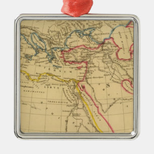 Geografie van Herodotus Metalen Ornament