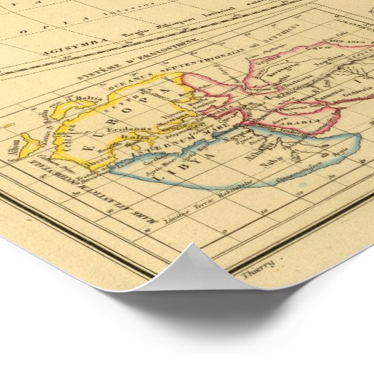 Geografie van Ptolemy Poster (Hoek)