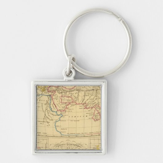 Geografie van Ptolemy Sleutelhanger (Voorkant)