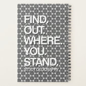 Geografie van studie planner (Achterkant)