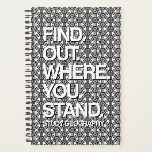 Geografie van studie planner (Voorkant)