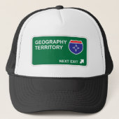 Geografie Volgende uitgang Trucker Pet (Voorkant)