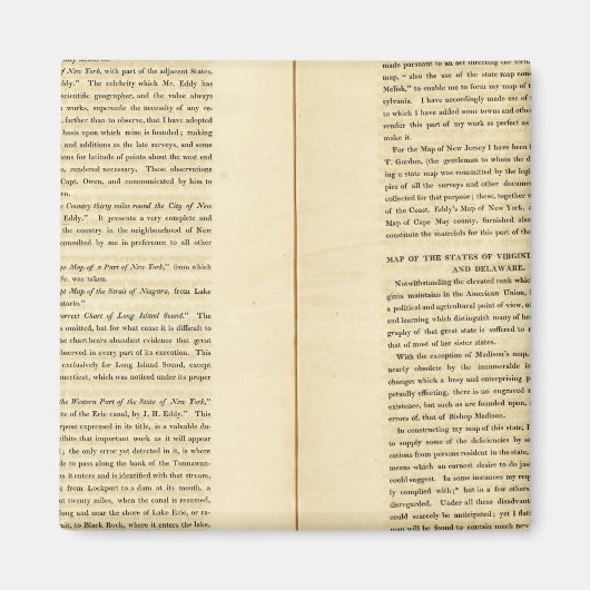 Geografisch geheugen 2 magneet (Voorkant)