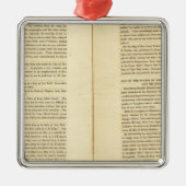 Geografisch memoir 2 metalen ornament (Voorkant)