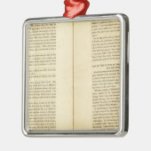 Geografisch memoir 2 metalen ornament (Links)