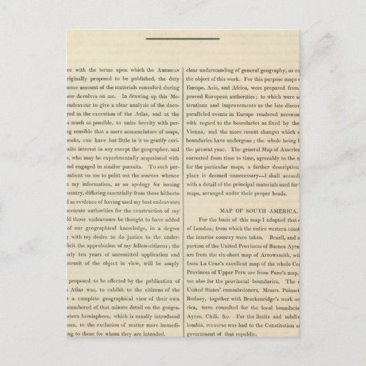 Geografisch Memoir 4 Briefkaart (Voorkant)