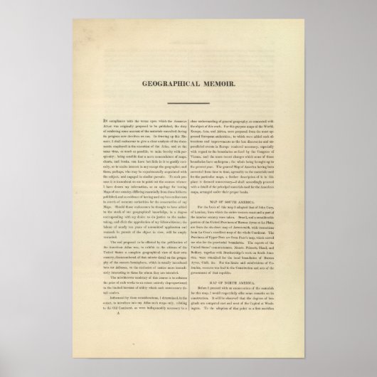 Geografisch Memoir 4 Poster (Voorkant)