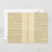 Geografisch memoir briefkaart (Voorkant / Achterkant)