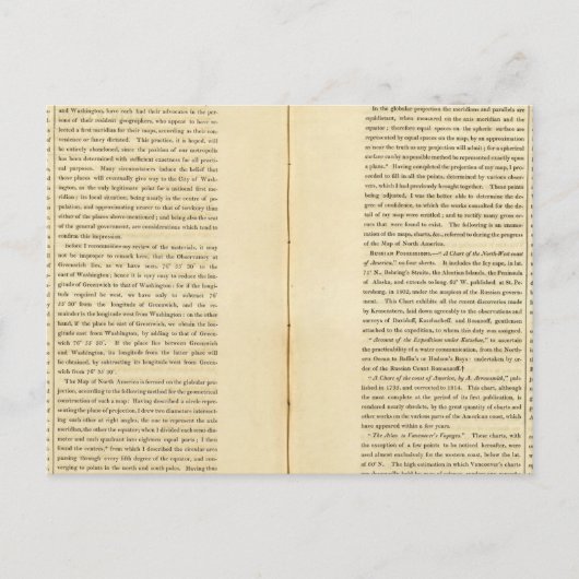 Geografisch memoir briefkaart (Voorkant)