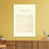 Geografisch memoir canvas afdruk (Insitu (Woonkamer))