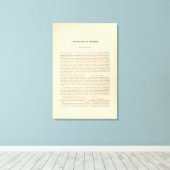 Geografisch memoir canvas afdruk (Insitu (Houten vloer))