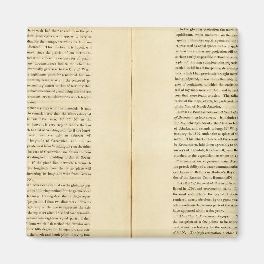 Geografisch memoir magneet (Voorkant)