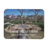 Geografisch middelpunt van de 50 Verenigde Staten- Magneet (Horizontaal)