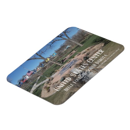 Geografisch middelpunt van de 50 Verenigde Staten- Magneet (Linkerzijde)