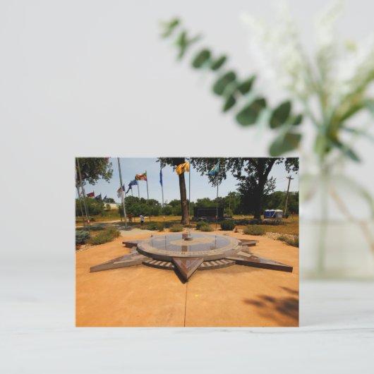 Geografisch monument, Belle Fourche, SD Briefkaart (Staand voorkant)