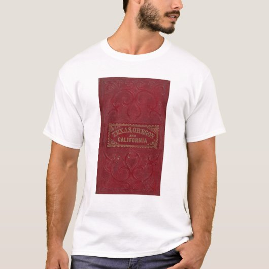Geografisch uitzicht van Texas T-shirt (Voorkant)